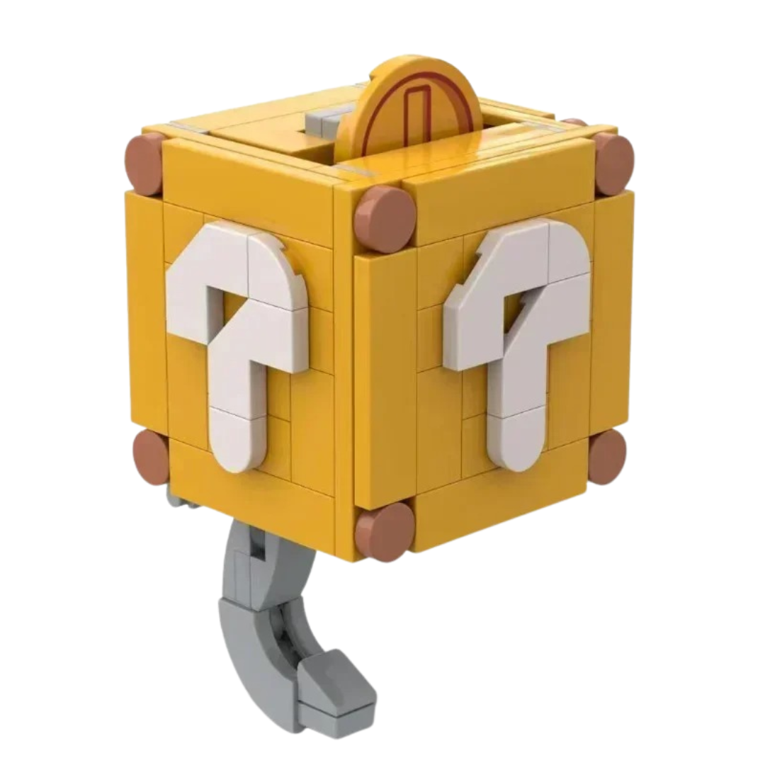 Cubo colgador de llaves lego