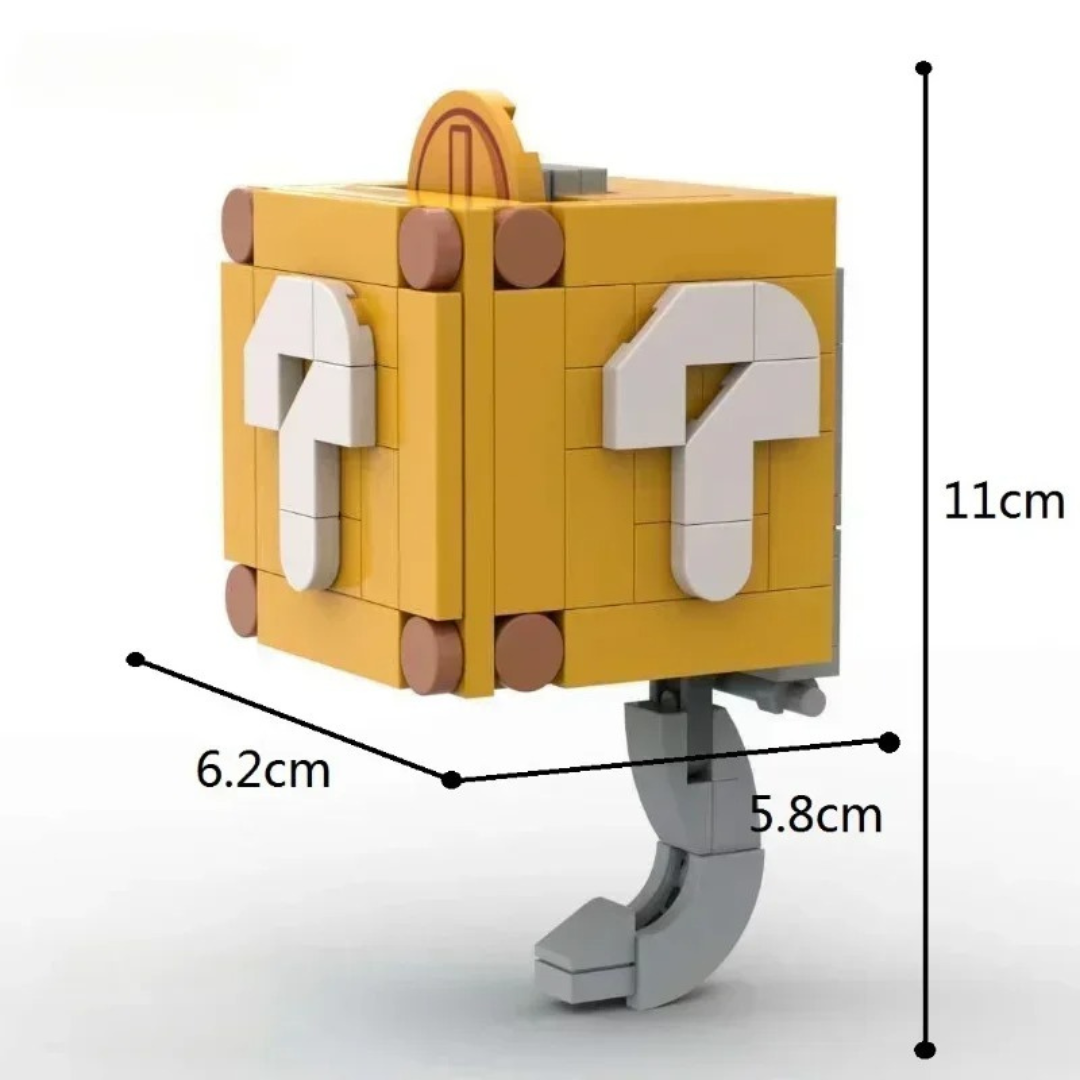 Cubo colgador de llaves lego